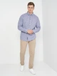 Сорочка GANT Oxford Check Reg 3013330 Winter Sky M - изображение 4