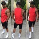 Безрукавка мужская майка Live Fit красная M - изображение 1