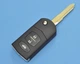 Корпус викидного ключа на три кнопки Європа для Mazda CX3 CX5 CX9 3 6 AdlerKey (31-29) з лезом та логотипом (Для реставрації відновлення ключа, відкидний корпус з лезом, болванка, деталь, запчастина для Мазда) - зображення 1