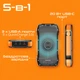 УМБ Promate SolarTank-20PDQi 20000 mAh с солнечной панелью 20W PD USB-C 18W QC USB-A 10W Qi 2xUSB-A Black (solartank-20pdqi.black) - изображение 3
