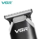 Профессиональная машинка триммер беспроводная для стрижки волос VGR V-930 Pro Чёрный - изображение 3