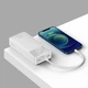 Павербанк 30000 mAh 20W 3A Powerbank с быстрой зарядкой Baseus Bipow Digital Display Портативный аккумулятор внешний аккумулятор 2USB/1Type-C. QC3.0 PD3.0 White (PPDML-N02) - изображение 5