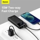 Павербанк Baseus Bipow 20000 mAh 15W 3A PowerBank Чорний - зображення 11
