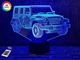 3D ночник "Автомобиль 22" (УВЕЛИЧЕННОЕ ИЗОБРАЖЕНИЕ) + пульт ДУ + сетевой адаптер +батарейки (3ААА) 3DTOYSLAMP - изображение 1