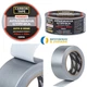 Армована стрічка Carbon Tape 240 мкм AUTO&HOME 48мм*25м колір сірий - зображення 2