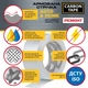 Армована стрічка Carbon Tape AUTO&HOME 48мм*50м колір сірий 240 мкм - зображення 4