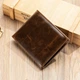 Чоловічий шкіряний гаманець Vintage 9х11х2,5 см (acs0015023) - зображення 6