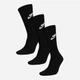 Набор носков Nike Everyday Essential DX5025-010 38-42 3 пары Черный (196148785654) - изображение 1