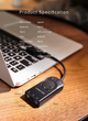 Зовнішня звукова карта Ugreen USB 2.0 c регулятором гучності CM129 (Чорна, 1м) - изображение 7