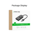 Зовнішня звукова карта Ugreen USB 2.0 c регулятором гучності CM129 (Чорна, 1м) - изображение 8