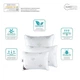 Подушки SUPER SOFT 50Х70 СМ ультрамягкая, гипоаллергенная ( V 1719) - изображение 7