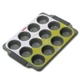 Форма для выпекания кексов Kamille KM-6039-GY (38х26х3 см) серый - изображение 3