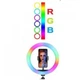 Кольцевая лампа CTM RGB для видеосъемок, фото, селфи - изображение 8