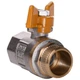Кран кульовий прямий Q Professional 3/4″ ЗВ ЖБ PN40 QP152 - зображення 3