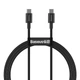 Кабель Baseus Type-C to Type-C 100W 1m Superior Series Fast Charging Data Cable Black ( CATYS-B01 ) - зображення 2
