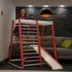 Детский игровой комплекс Baby Sport SB Кроха-3 145x120x100 см дерево Разноцветный (Кроха-3) - изображение 3