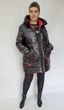 Куртка Exclusive moda М-254 54 Чорний с червоним - зображення 2