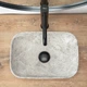 Умивальник Rea Camelia Light Stone 25x36 Grey (REA-U0362) - зображення 5