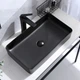 Умывальник Rea Denis 35x61 black matt (REA-U3690) - изображение 4