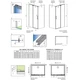 Душова стінка збоку Radaway Espera Pro S1 70x200 безпечне скло, прозоре (10093070-01-01) - зображення 5