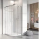 душові стінки Radaway Idea PDD 100x100 безпечне скло, прозоре (387142-01-01) - зображення 3
