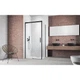душова стінка Radaway Idea Black S1 80x200 збоку права частина (387051-54-01R) - зображення 4