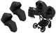 Коляска 2 в 1 для двойни Bair Next DUO ECO 36 чёрный - изображение 1