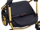 Коляска 2 в 1 Adamex Hybryd Plus Polar (Gold) Кожа 100% Y216А зеленый перламутр - изображение 9