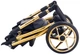 Коляска 2 в 1 Adamex Hybryd Plus Polar (Gold) Кожа 100% Y216А зеленый перламутр - изображение 10