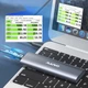 Зовнішня кишеня Maiwo для M.2 SSD NVMe (PCIe)/M.2 SSD SATA combo - USB 3.1 GEN2 Type-C Dark Grey (K1689) - зображення 8