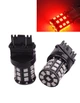 Светодиодная лампа с цоколем 3157 Т25 P27/7W W3x16q 33SMD 2835 Красная Autoexpect (15530) - изображение 1