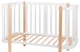 Кровать Babyroom Місяць 120x60 белый / натуральный - изображение 7