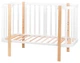 Кровать Babyroom Місяць 120x60 белый / натуральный - изображение 8