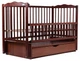Кровать Babyroom Веселка маятник, ящик, откидной бок DVMYO-3 бук тик - изображение 2