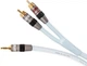 Кабель AUX Supra Biline 3.5mm - 2RCA Blue 1m (1001900966) - изображение 1