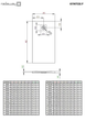 Душовий піддон RADAWAY Kyntos F 140x90 колір антрацит HKF14090-64 - зображення 2