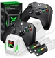Док-станция BEBONCOOL + 2 аккумулятора 2555 mAh для геймпадов Xbox One (S/X) / Elite / Series (S/X) White - изображение 1