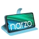 Классический чехол-книжка Deexe Book Type для Realme Narzo 50A - Blue - изображение 5