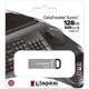 USB Flash Kingston 128GB USB 3.2 Gen 1 DataTraveler Kyson Metal, Silver/Black, Retail - зображення 4