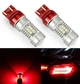 Светодиодная лампа 7443 T20 W21/5W 21SMD 2835 Autoexpect 12V с драйвером Красная (74151) - изображение 1