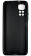 Чехол Black case на Xiaomi Redmi Note 11 черный - изображение 2