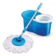 Швабра-лентяйка с турбо отжимом и ведром SmartUS Spin MOP 360° с круглой насадкой - изображение 3