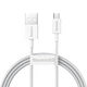 Кабель для быстрой зарядки BASEUS Micro USB to USB Superior Series Fast Charging |1m, 2A| White - изображение 1
