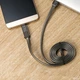 Кабель для зарядки combo Micro USB+Lightning+Type-C REMAX Gplex RC-070th 1м. Black (RC-070th) - изображение 4