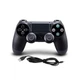 Беспроводной геймпад DOUBLESHOCK PS4 Wireless Bluetooth с двойной вибрацией, джойстик для приставки PS4, PS TV, PS Now, Black Черный Black - зображення 2