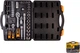 Набор насадок торцевых Mastertool CrV 1/4" - 1/2" трещотка 72Т кейс 72 шт (78-5072) - изображение 5