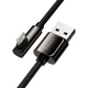 Кабель Baseus Legend Series Elbow Fast Charging Data Cable USB to Lightning Black 1м (CALCS-01) - изображение 2