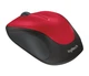 Мышь беспроводная Logitech M235 Red для ноутбука Черно-красный (146063) - изображение 2