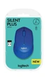 Мышь беспроводная Logitech M330 Silent Plus (910-004910) Blue USB - изображение 9