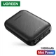 Портативний зарядний пристрій Mini Power Bank Ugreen PB133 10000mAh компактний якісний Чорний - зображення 1